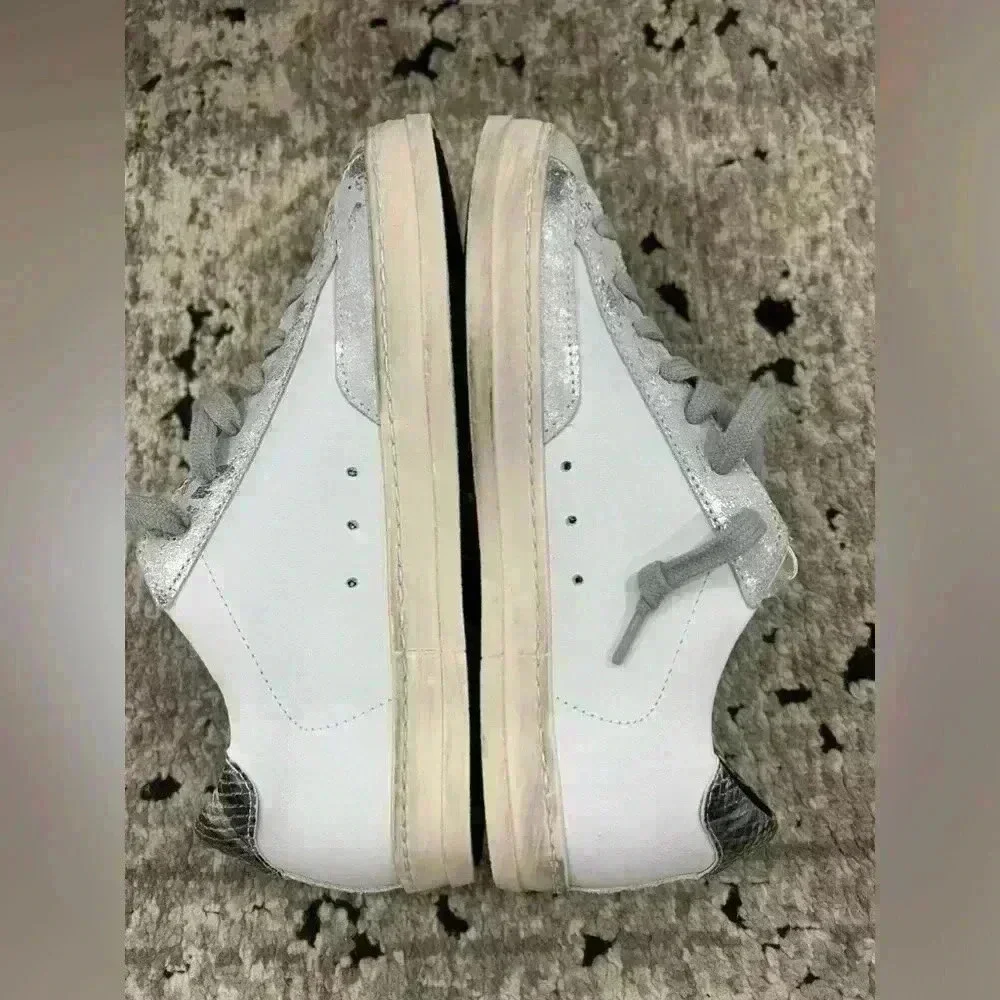 P448 John White / Wasabi Sneakers - Picture 6 of 10